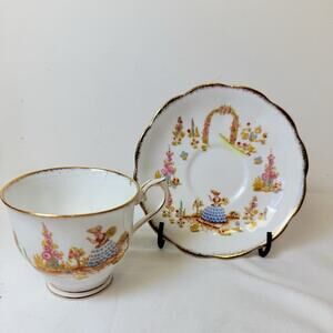 Royal Albert Dainty Dinah Tea Cup & Saucer